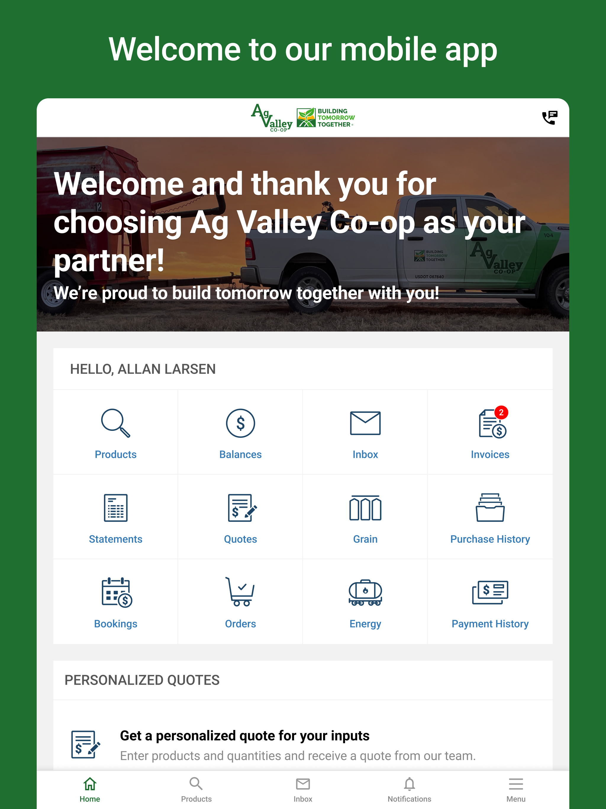 Ag Valley Portal