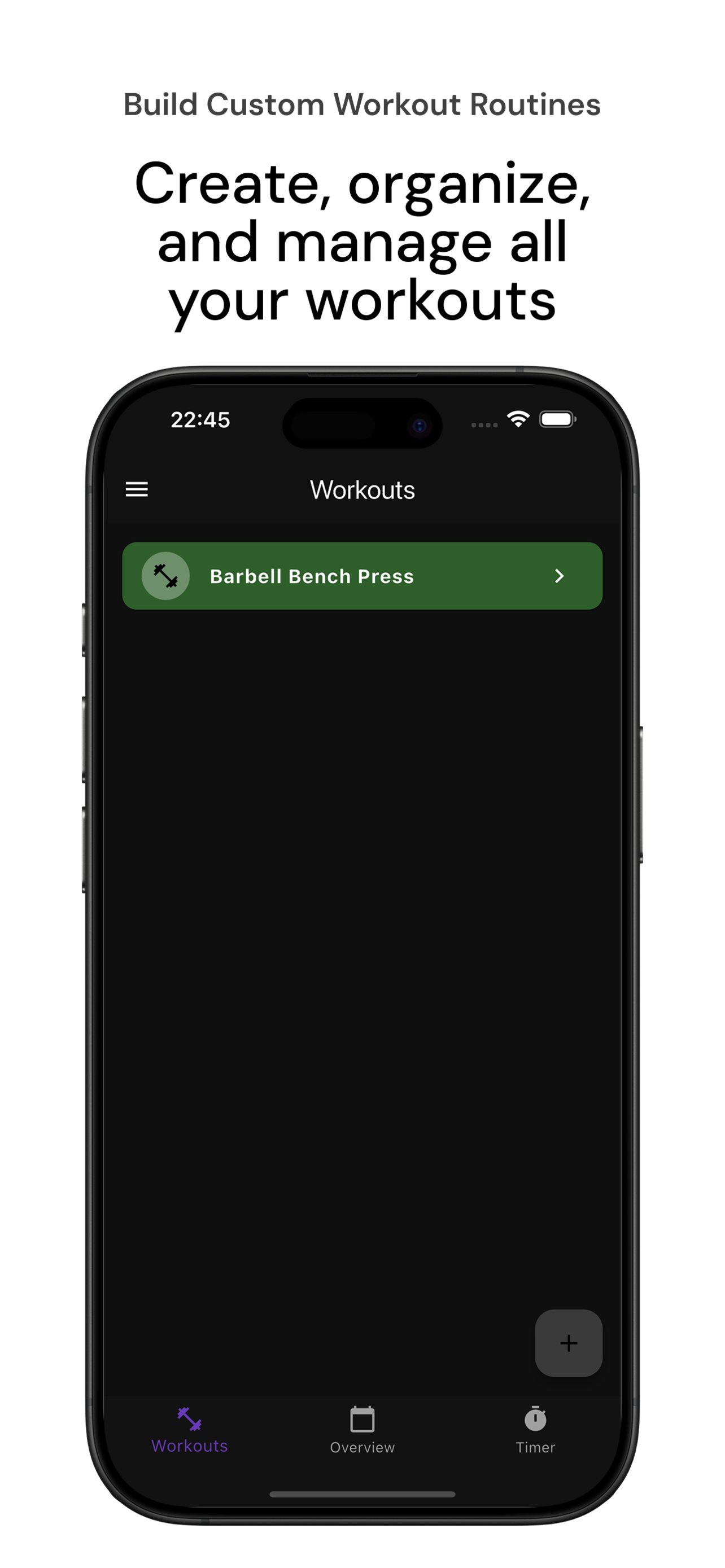 Workout Log – Gym Tracker