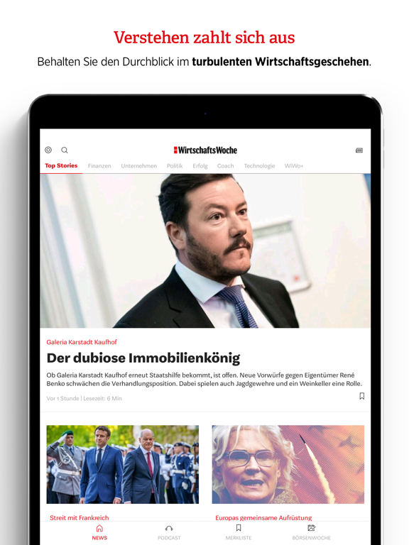 Screenshot #6 pour WirtschaftsWoche - Nachrichten