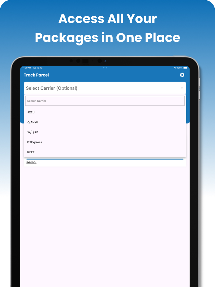 Package Tracker・Track Delivery