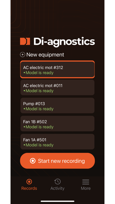 Di-agnostics app screenshot 2