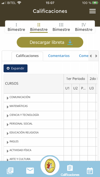 Colegio Apostol Santiago Screenshot