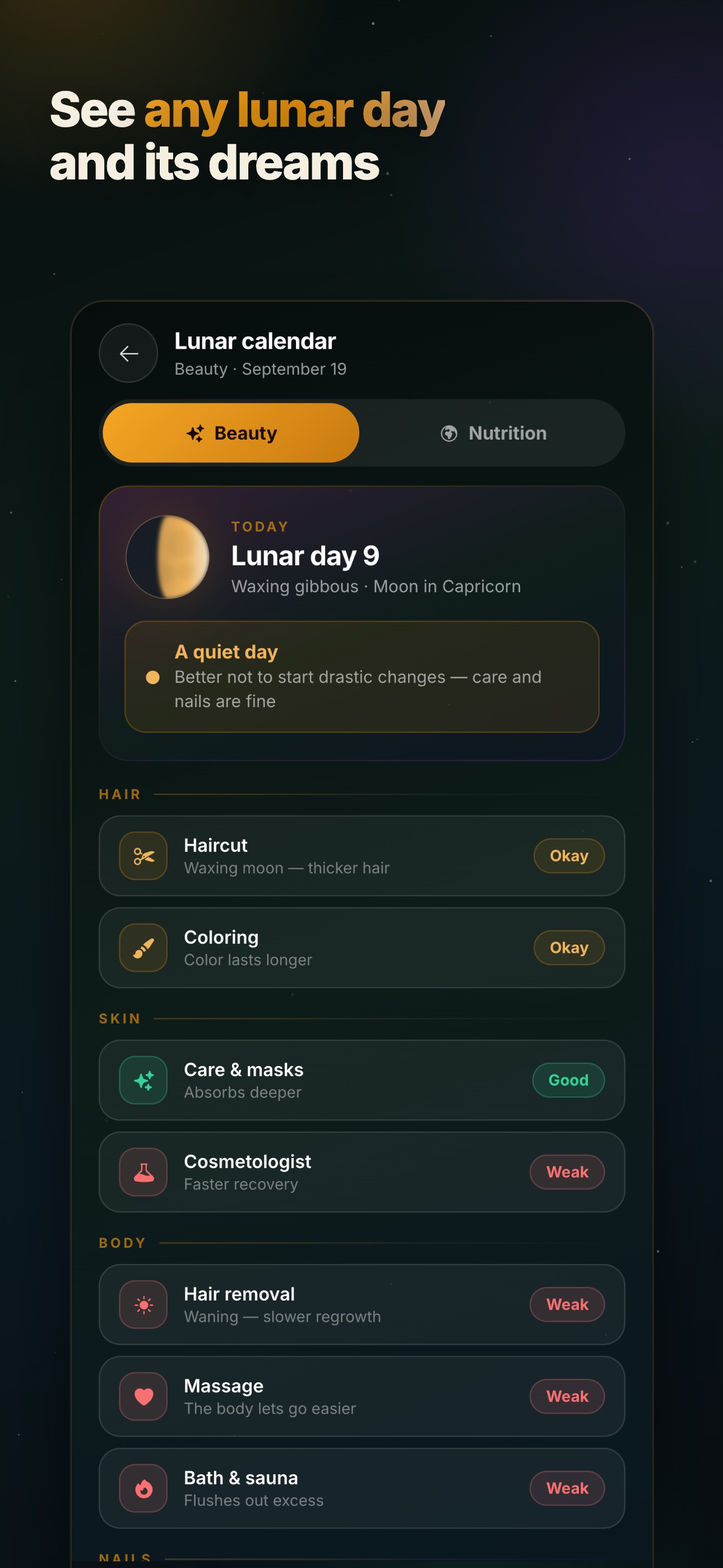Screenshot 4 of Lunar Dream Journal & Meaning