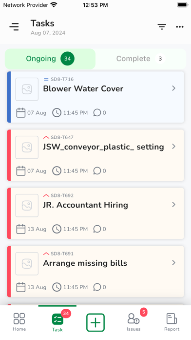 Petpooja Tasks Screenshot