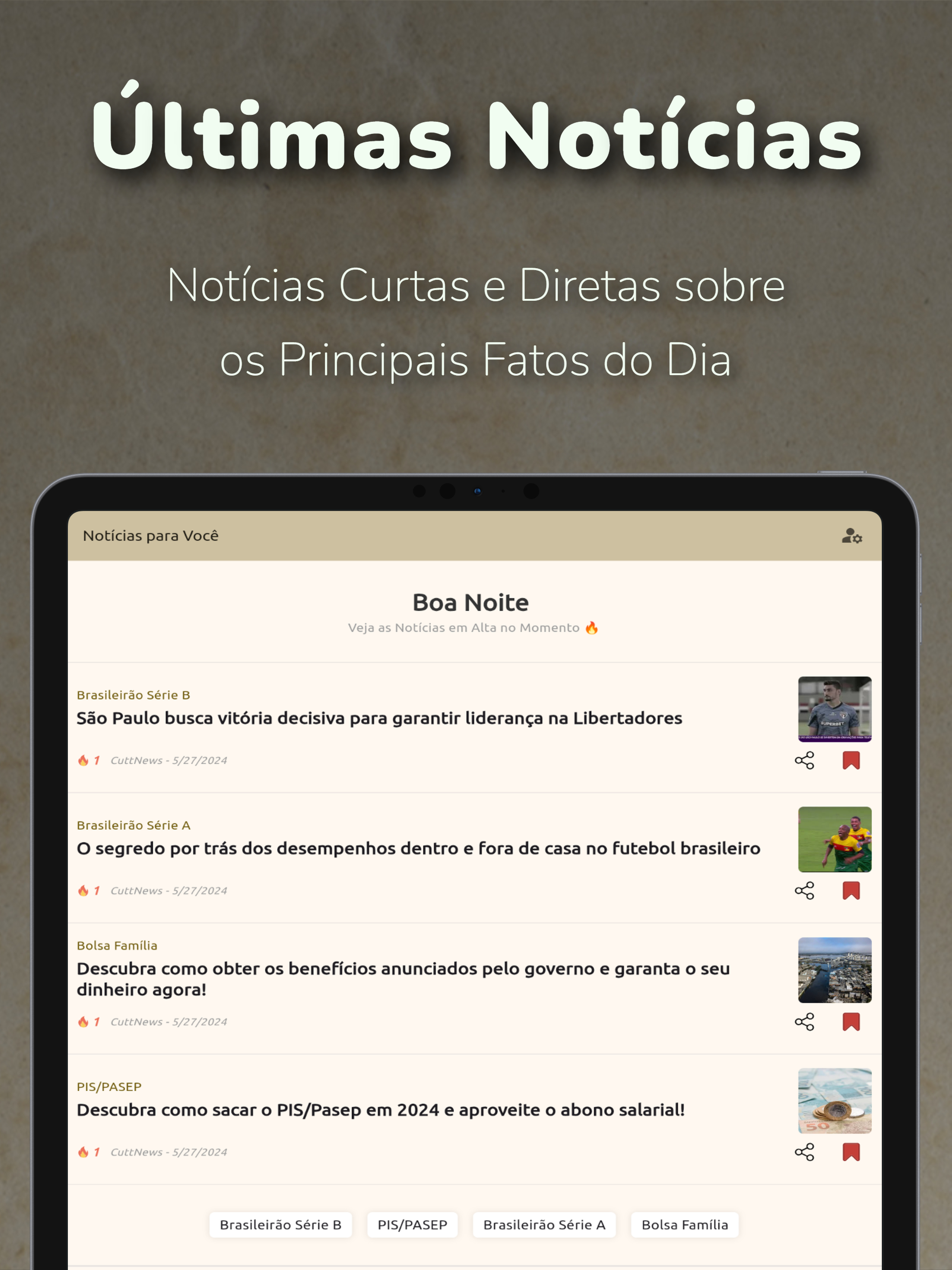 Notícias Curtas - CuttNews