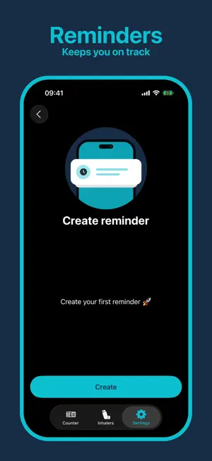 Inhaler tracker: Inhalator screenshot 2