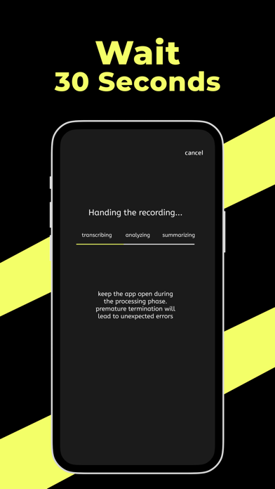 LectureNotes AI: Voice to Text Screenshot