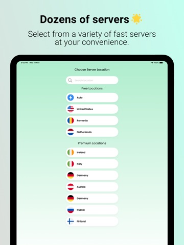 JomeVPN: Fast & Secure Proxy iPad screenshot