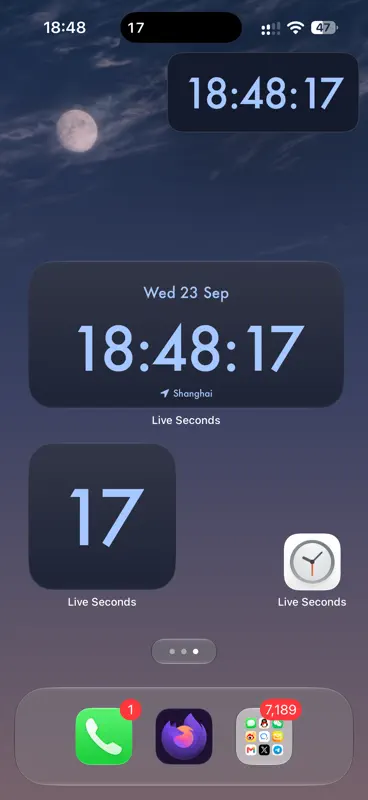 Relógio Segundos: Live Seconds screenshot 3 of 5