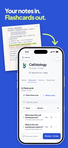StudyLess: AI Flashcard Maker Screenshot 1 of 7