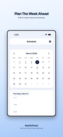 BarkOnTrack: Pet Business App screenshot