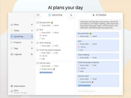 Screenshot #4 pour AssistMe - Planificateur IA