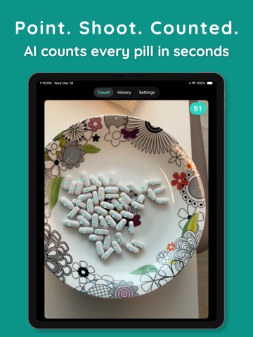 PillCount AI - Pill Counter iPad screenshot