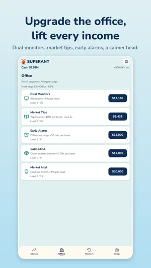 Superant: Idle Trading screenshot 3
