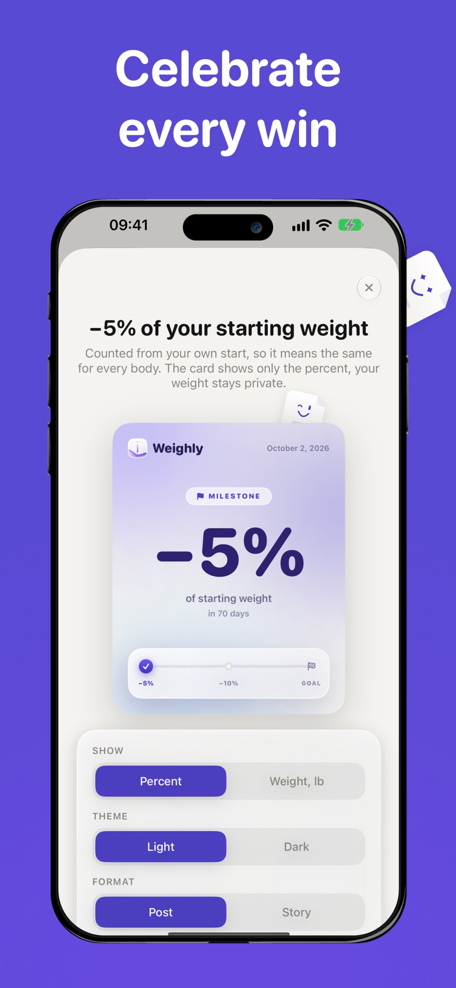 Weighly: Weight Tracker screenshot 8