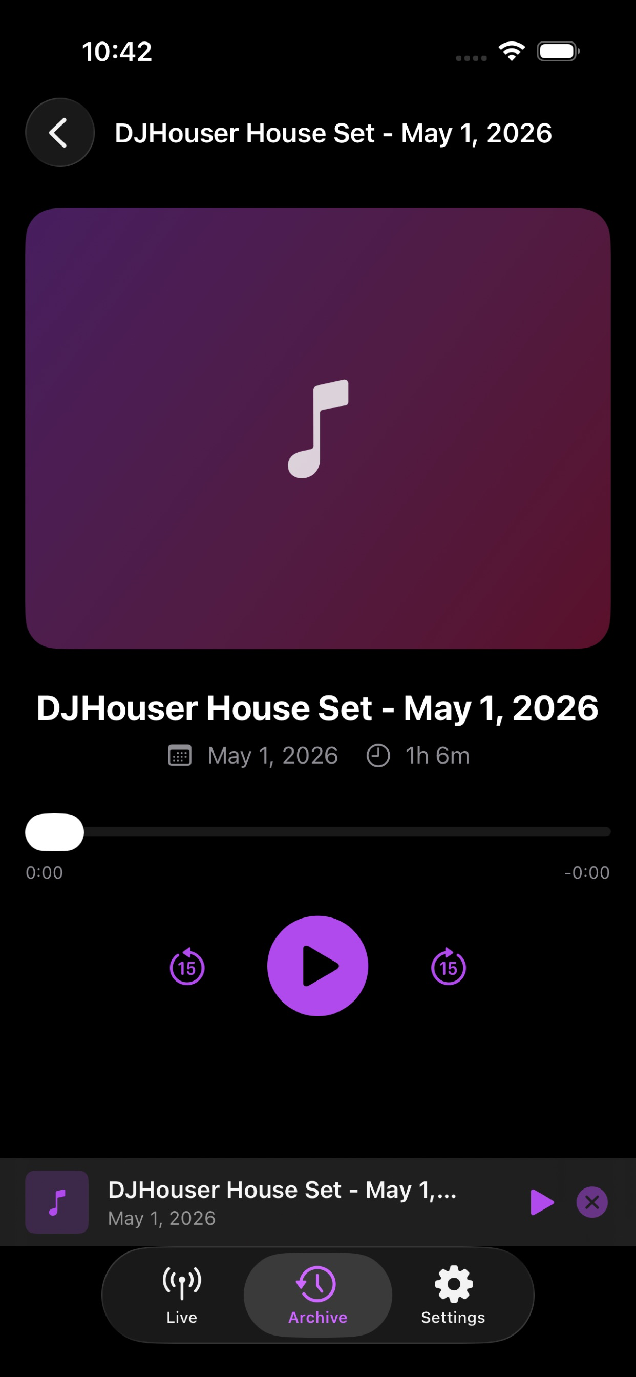 DJ Houser Live screenshot 2