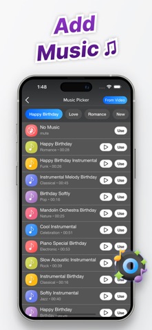 Birthday Wish: HBD Video Maker screenshot