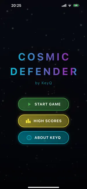 KeyQ Cosmic Defender screenshot 1