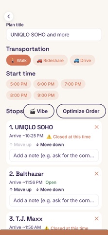Questi: Your Planning Bestie iPhone screenshot