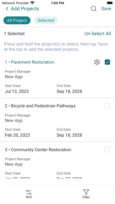 Aurigo Essentials Screenshot