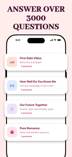 Couple Games & Love Questions screenshot 3