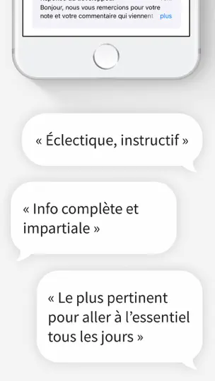 Capture d'écran de Les Echos, Actualités éco sur iPhone 8