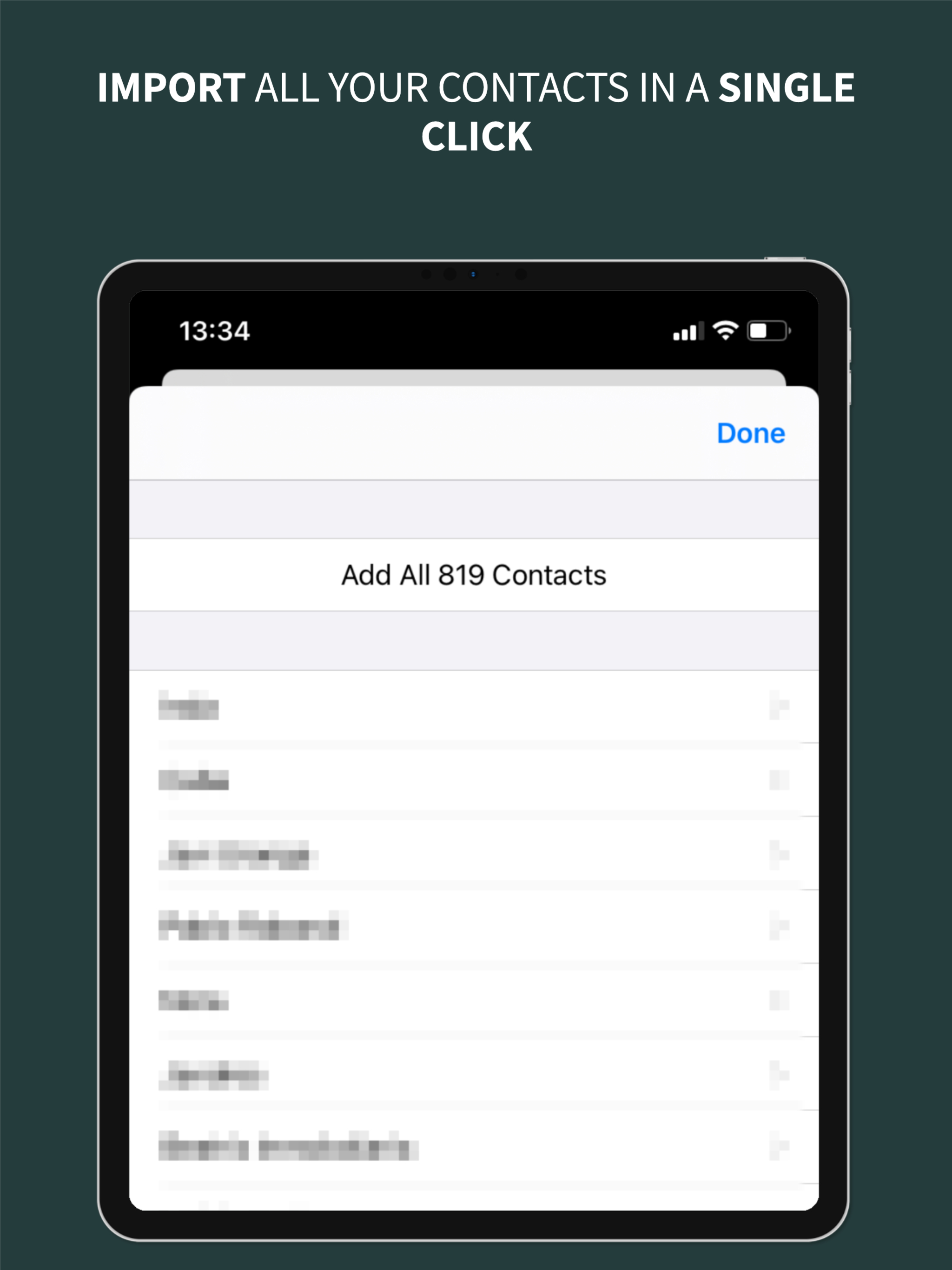 Backup your contacts PRO