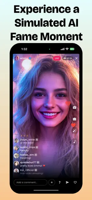 Fake Live Stream - Famos screenshot 3