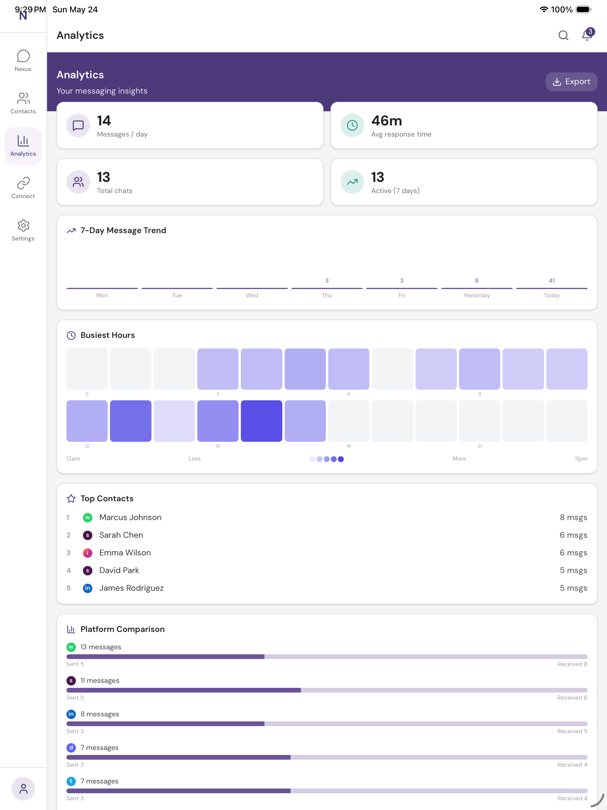 Nexumi: Messenger screenshot 9