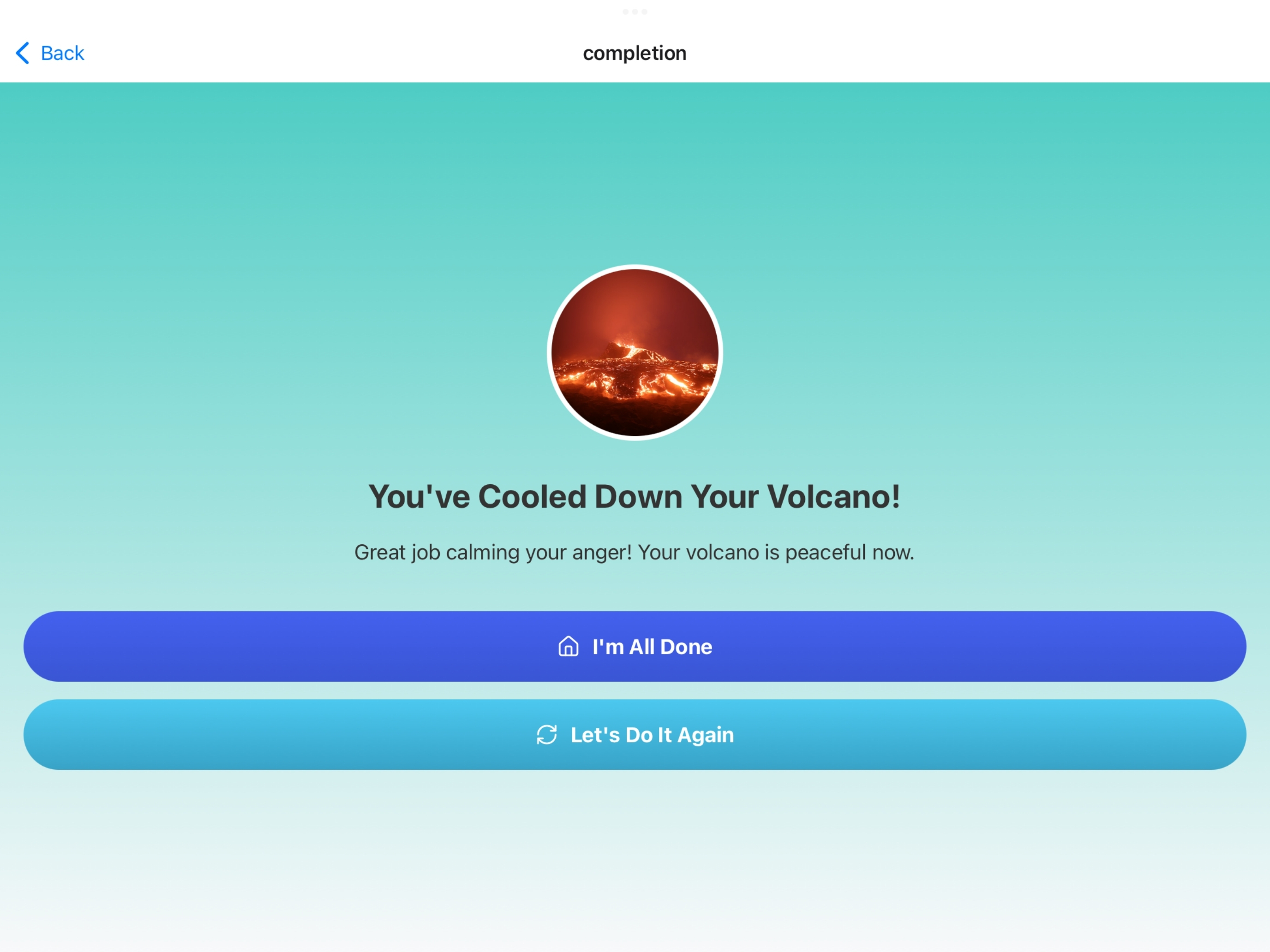 Calm Volcano