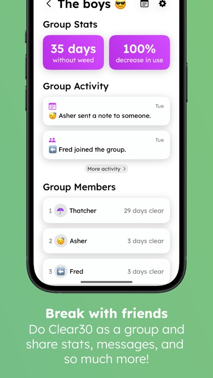 Clear30: Quit Smoking Weed screenshot-5