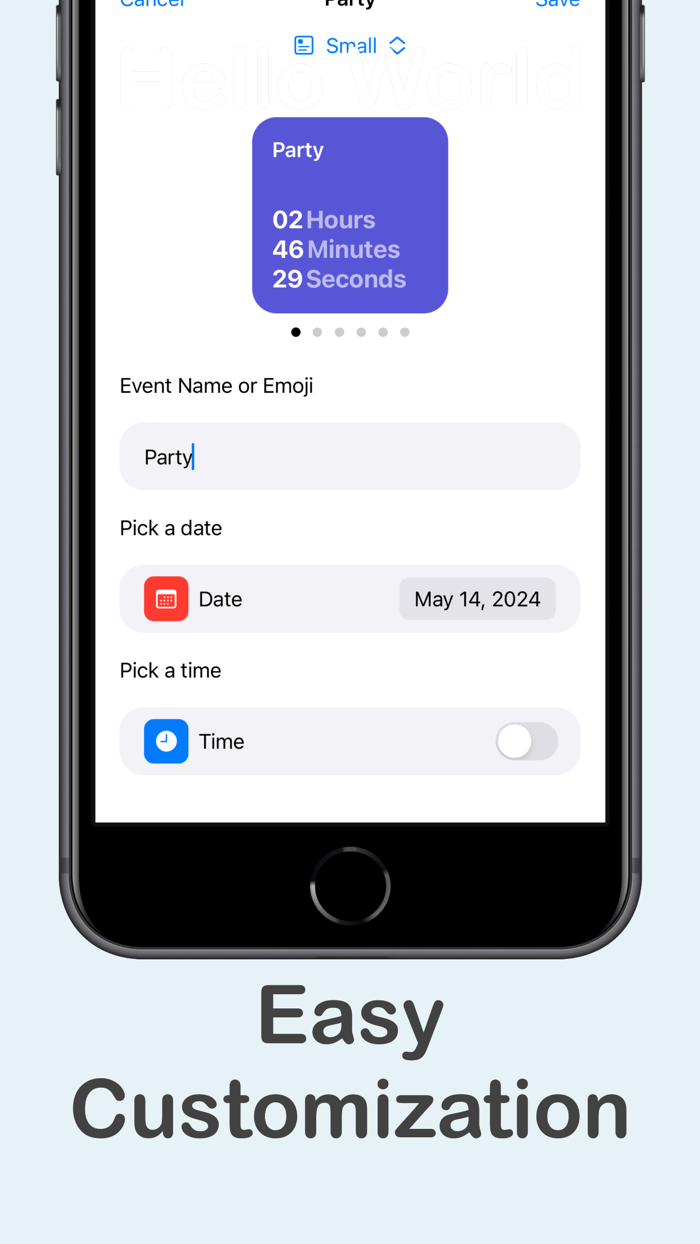 Countify Countdown Widget