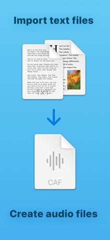 SpeakLine – Text to Speech iPhone screenshot