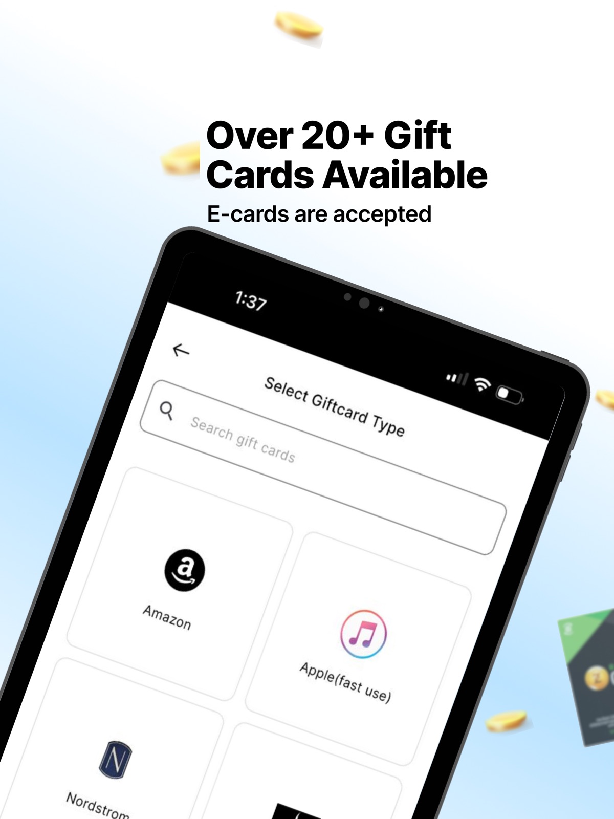 Innixx: Giftcards & Pay Bills ipad screenshot 2