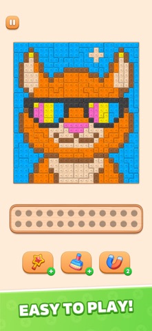 Wood Screw Sort: Pixel Puzzle iPhone screenshot