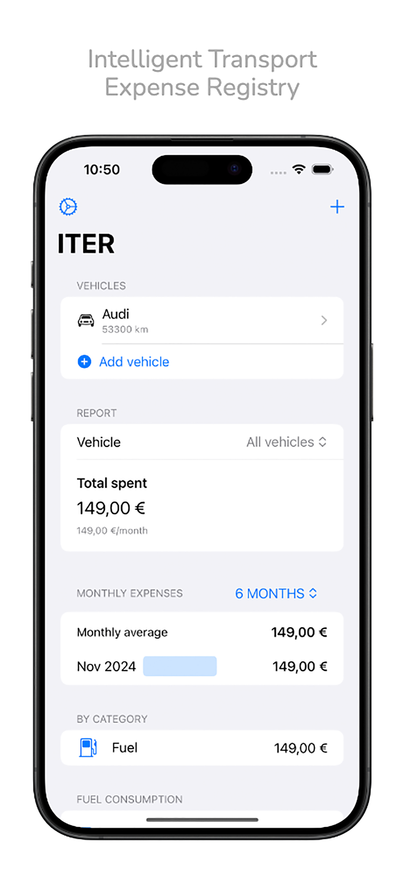 ITER - Vehicle Expenses
