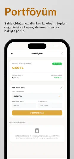 Topaloğlu Altın Canlı Piyasa iPhone Ekran Görüntüsü 2