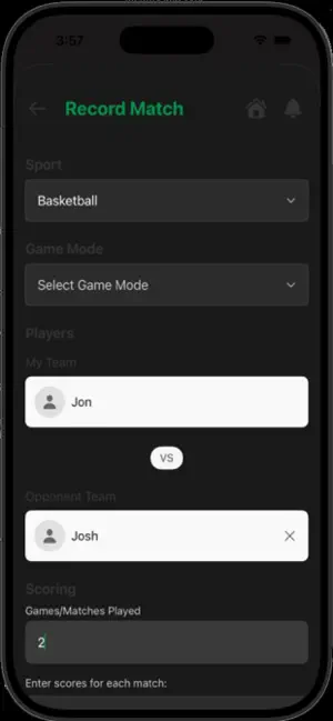 Tally - Sports Tracker screenshot 2