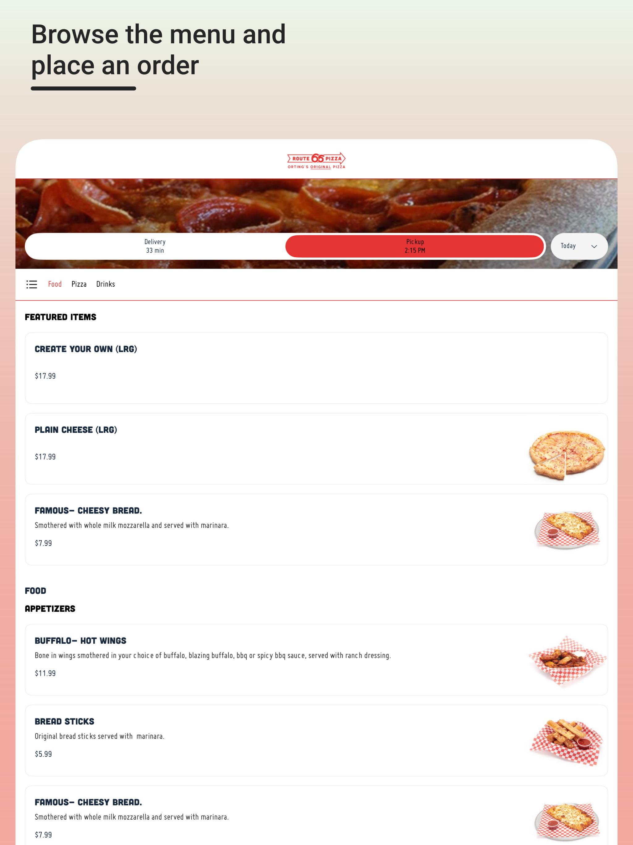 Route 66 Pizza screenshot 10