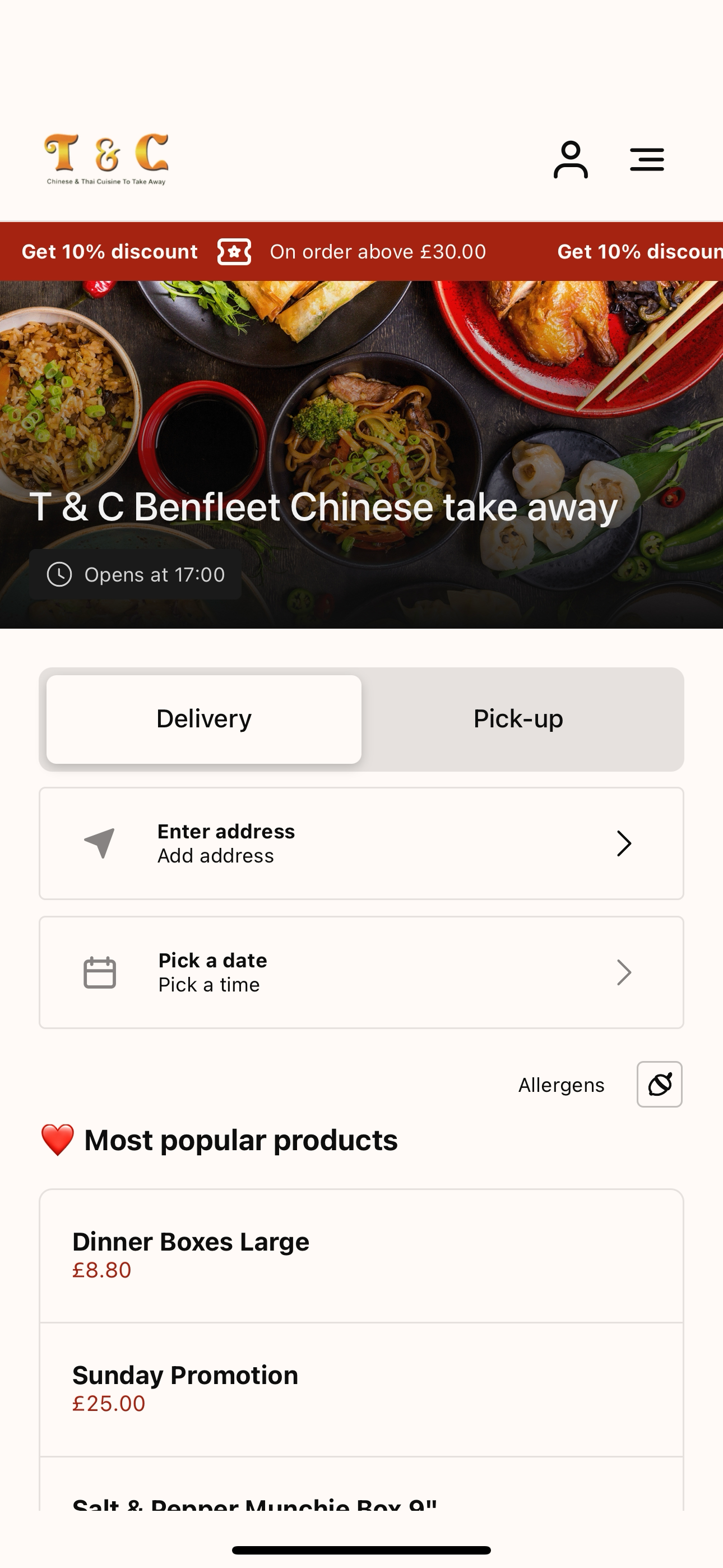 T&C Benfleet Chinese