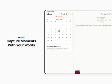 NoDiary: Daily Mood Journal iPad screenshot