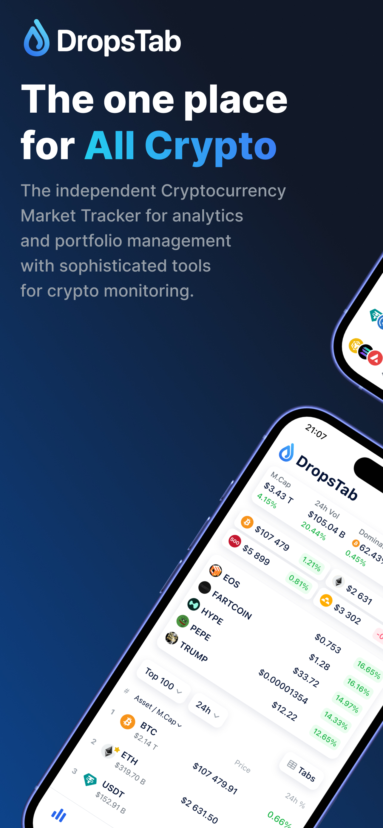DropsTab: Crypto Tracker
