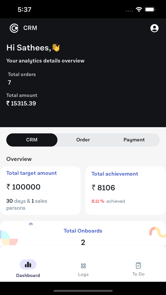 #6. CRM M (iOS) By: LENTERA TECHNOLOGIES PRIVATE LIMITED