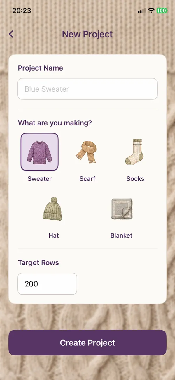 Screenshot #2 pour KnitKeep Row Counter