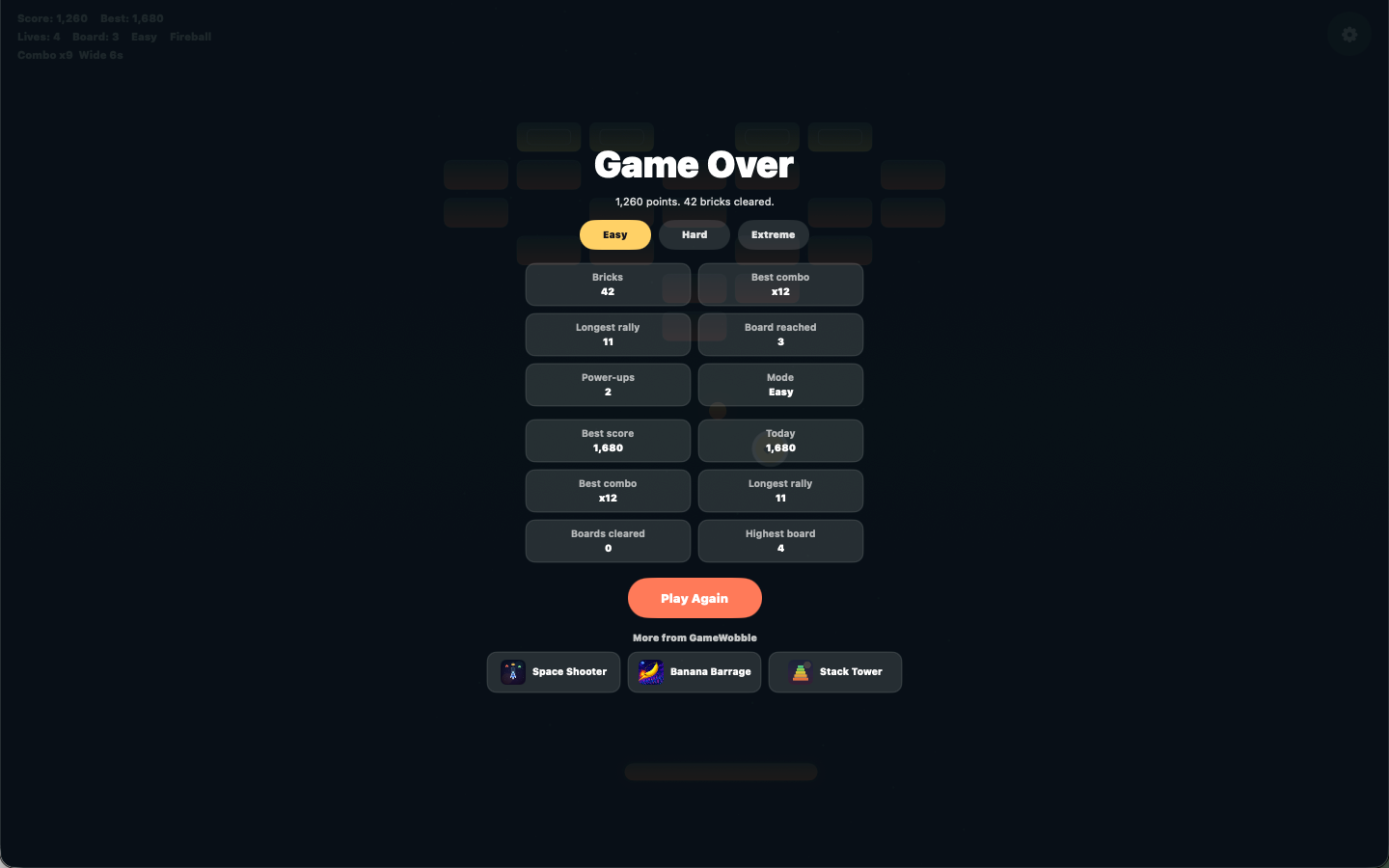 Breakout - GameWobble screenshot 28