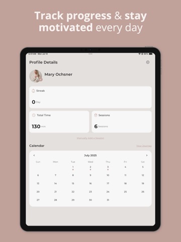 Yoga+ by Mary iPad screenshot