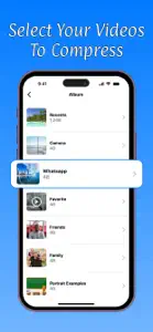 Video compress - VideoSqueeze screenshot #2 for iPhone