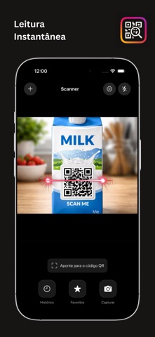 QR Scanner & Gerador Pro iPhone screenshot