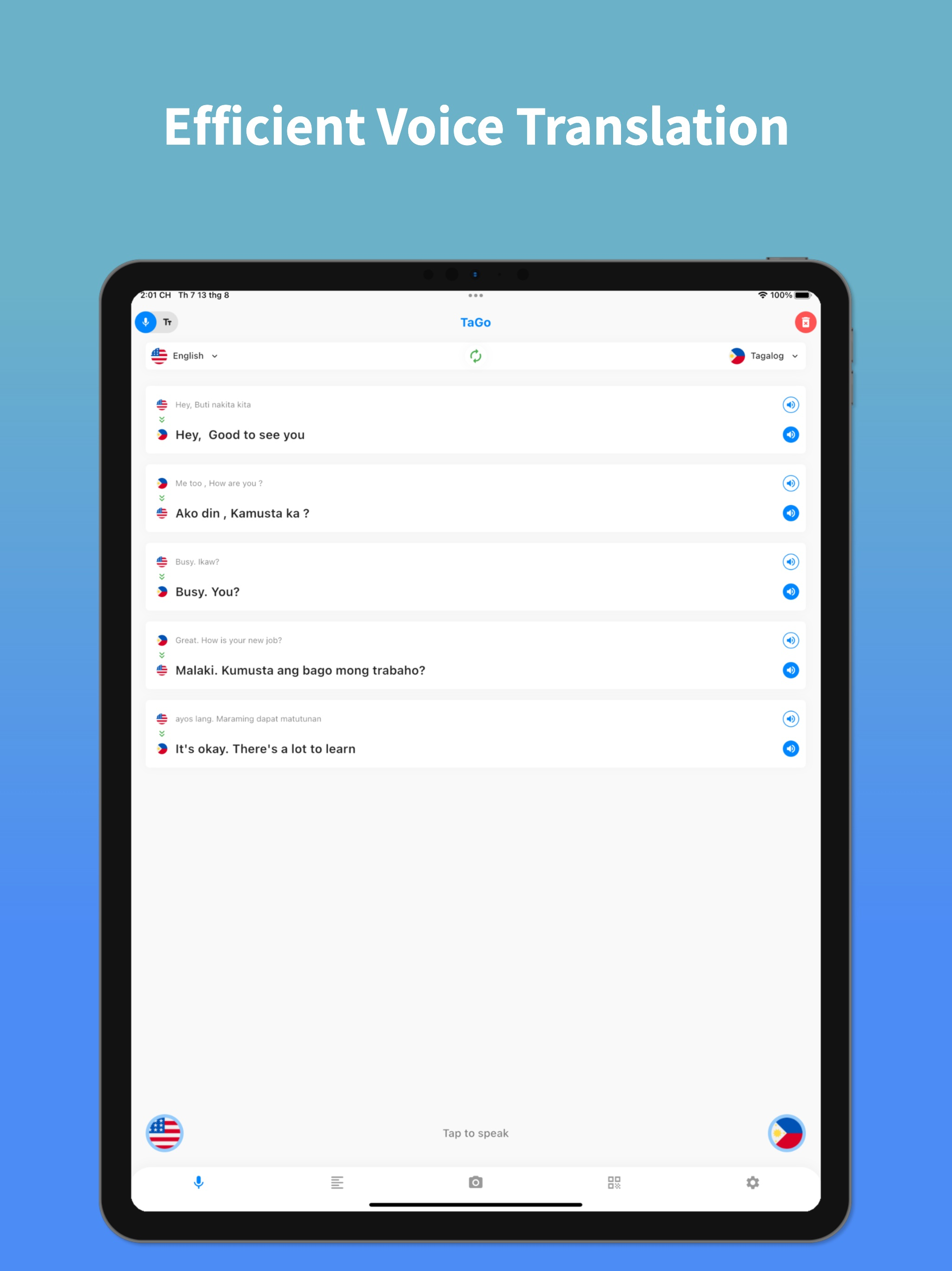 Tagalog Translator & Learn +