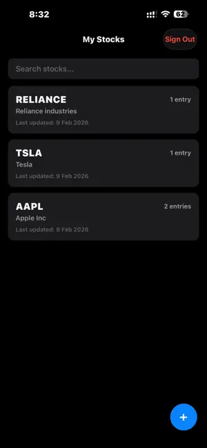 Stock Rationale Tracker screenshot 3